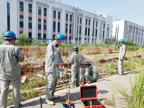 在光谷生物園找到故障點